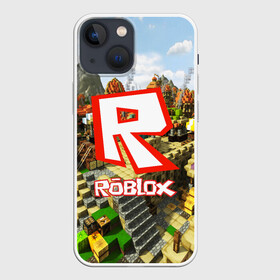 Чехол для iPhone 13 mini с принтом ROBLOX ,  |  | game | gamer | logo | roblox | игры | логотип | роблокс