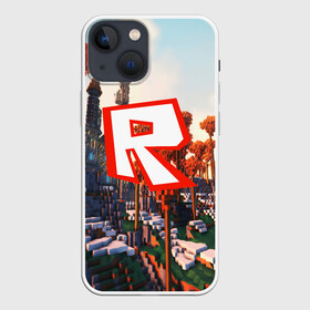 Чехол для iPhone 13 mini с принтом ROBLOX GAME ,  |  | game | gamer | logo | roblox | игры | логотип | роблокс