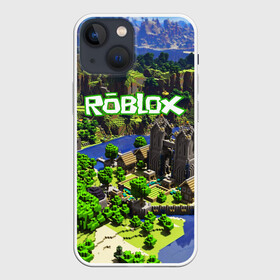 Чехол для iPhone 13 mini с принтом ROBLOX ,  |  | game | gamer | logo | roblox | игры | логотип | роблокс