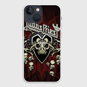 Чехол для iPhone 13 mini с принтом Judas Priest ,  |  | breaking the law | judas priest | live | painkiller | гленн типтон | грув | метал | роб хэлфорд | рок | тим оуэнс | хард | хеви