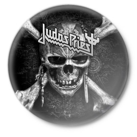 Значок с принтом Judas Priest ,  металл | круглая форма, металлическая застежка в виде булавки | breaking the law | judas priest | live | painkiller | гленн типтон | грув | метал | роб хэлфорд | рок | тим оуэнс | хард | хеви