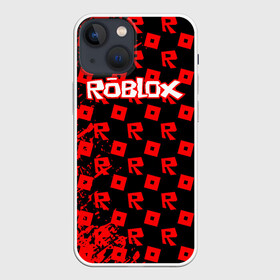 Чехол для iPhone 13 mini с принтом ROBLOX. ,  |  | game | gamer | logo | minecraft | roblox | simulator | игра | конструктор | лого | симулятор | строительство | фигура