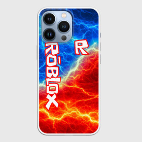 Чехол для iPhone 13 Pro с принтом ROBLOX. ,  |  | game | gamer | logo | minecraft | roblox | simulator | игра | конструктор | лого | симулятор | строительство | фигура