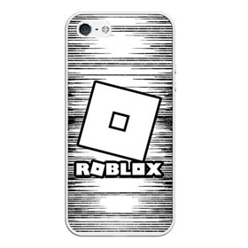 Чехол для iPhone 5/5S матовый с принтом Roblox , Силикон | Область печати: задняя сторона чехла, без боковых панелей | game | roblox | блок | игра | игрушка | лего | майнкрафт | персонажи | персонажи из кубиков | роблокс | робот