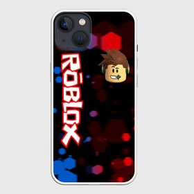 Чехол для iPhone 13 с принтом ROBLOX. ,  |  | game | gamer | logo | minecraft | roblox | simulator | игра | конструктор | лого | симулятор | строительство | фигура