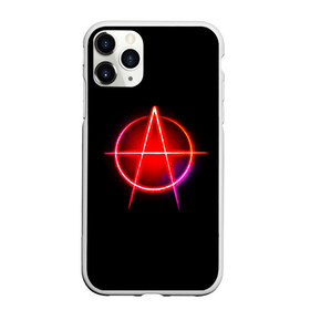 Чехол для iPhone 11 Pro Max матовый с принтом Анархия , Силикон |  | art | neon | rock | sons of anarchy | анархия | арт | группа | егор летов | логотип | музыка | неон | панк | панк рок | прикольная | рок | свобода | хаос