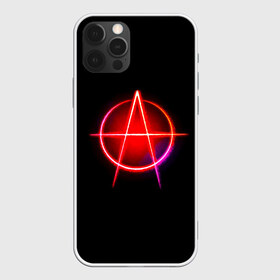Чехол для iPhone 12 Pro Max с принтом Анархия , Силикон |  | art | neon | rock | sons of anarchy | анархия | арт | группа | егор летов | логотип | музыка | неон | панк | панк рок | прикольная | рок | свобода | хаос