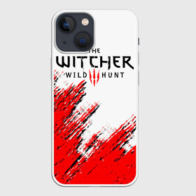 Чехол для iPhone 13 mini с принтом THE WITCHER. ,  |  | geralt | the witcher | the witcher wild hunt | witcher | ведьмак | ведьмак 3 | геральт | сериал