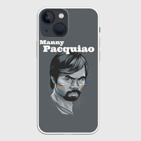 Чехол для iPhone 13 mini с принтом Manny Pacquiao ,  |  | manny pacquiao | pac man | pacquiao | бокс | мэнни пакьяо | пакьяо