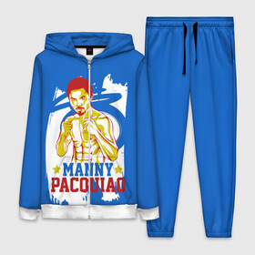 Женский костюм 3D с принтом Manny Pacquiao ,  |  | manny pacquiao | pac man | pacquiao | бокс | мэнни пакьяо | пакьяо