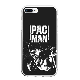 Чехол для iPhone 7Plus/8 Plus матовый с принтом Pac Man , Силикон | Область печати: задняя сторона чехла, без боковых панелей | manny pacquiao | pac man | pacquiao | бокс | мэнни пакьяо | пакьяо