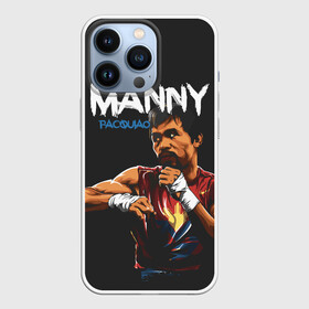 Чехол для iPhone 13 Pro с принтом Manny ,  |  | Тематика изображения на принте: manny pacquiao | pac man | pacquiao | бокс | мэнни пакьяо | пакьяо