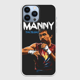 Чехол для iPhone 13 Pro Max с принтом Manny ,  |  | Тематика изображения на принте: manny pacquiao | pac man | pacquiao | бокс | мэнни пакьяо | пакьяо