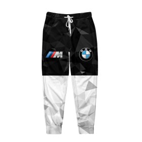 Мужские брюки 3D с принтом BMW M SPORT , 100% полиэстер | манжеты по низу, эластичный пояс регулируется шнурком, по бокам два кармана без застежек, внутренняя часть кармана из мелкой сетки | 