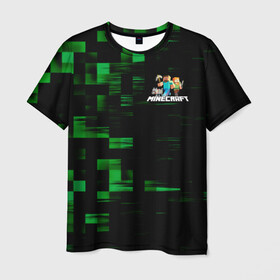 Мужская футболка 3D с принтом MINECRAFT. , 100% полиэфир | прямой крой, круглый вырез горловины, длина до линии бедер | craft | game | mine | minecraft | minecraftmemories | pixel | twitter | игра | майнкрафт | маркус перссон | пиксель | ремесло | шахта