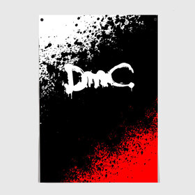 Постер с принтом DEVIL MAY CRY (DMC) , 100% бумага
 | бумага, плотность 150 мг. Матовая, но за счет высокого коэффициента гладкости имеет небольшой блеск и дает на свету блики, но в отличии от глянцевой бумаги не покрыта лаком | dante | devil may cry | devil may cry 5 | dmc | game | hell | play | sword | ад | данте | игры | меч