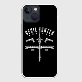 Чехол для iPhone 13 mini с принтом DMC ,  |  | anime | art | devil | devil my cry | dmc | game | horror | limbo | resident evil | ад | аниме | арт | данте | демон | дьявол | игра | лимбо | лого | парню | персонаж | прикольная | самурай | хидэки камия | хоррор | япония