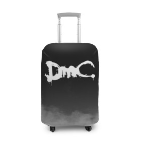 Чехол для чемодана 3D с принтом DEVIL MAY CRY (DMC) , 86% полиэфир, 14% спандекс | двустороннее нанесение принта, прорези для ручек и колес | 