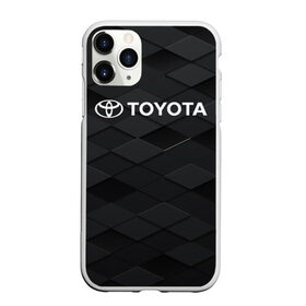 Чехол для iPhone 11 Pro Max матовый с принтом TOYOTA , Силикон |  | auto | sport | toyota | авто | автомобиль | автомобильные | бренд | марка | машины | спорт | тоёта | тойота