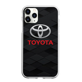 Чехол для iPhone 11 Pro Max матовый с принтом TOYOTA , Силикон |  | auto | sport | toyota | авто | автомобиль | автомобильные | бренд | марка | машины | спорт | тоёта | тойота