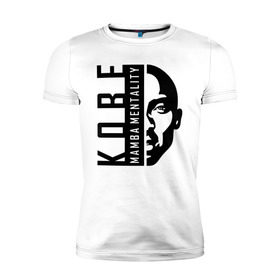 Мужская футболка премиум с принтом Kobe Mamba mentality , 92% хлопок, 8% лайкра | приталенный силуэт, круглый вырез ворота, длина до линии бедра, короткий рукав | 