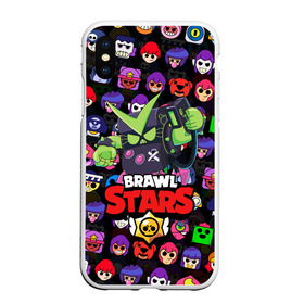 Чехол для iPhone XS Max матовый с принтом BRAWL STARS VIRUS 8-BIT , Силикон | Область печати: задняя сторона чехла, без боковых панелей | 8 bit | 8 бит | bibi | brawl stars | crow | el brown | leon | leon shark | max | mr.p | sally leon | shark | stars | virus | werewolf | акула | биби | вирус | ворон | леон | оборотень | пингвин