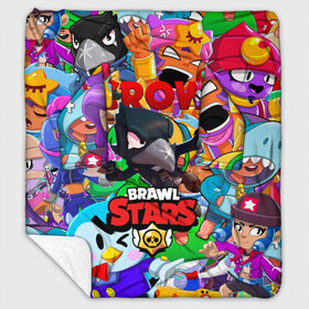 Плед с рукавами с принтом BRAWL STARS CROW , 100% полиэстер | Закругленные углы, все края обработаны. Ткань не мнется и не растягивается. Размер 170*145 | 8 bit | 8 бит | bibi | brawl stars | crow | el brown | leon | leon shark | max | mr.p | sally leon | shark | stars | virus | werewolf | акула | биби | вирус | ворон | леон | оборотень | пингвин