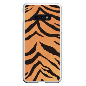 Чехол для Samsung S10E с принтом Тигриный камуфляж , Силикон | Область печати: задняя сторона чехла, без боковых панелей | Тематика изображения на принте: камуфляж | кошка | кошки | окрас | природа | текстура | тигр | тигра | тигры