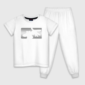 Детская пижама хлопок с принтом LIMP BIZKIT , 100% хлопок |  брюки и футболка прямого кроя, без карманов, на брюках мягкая резинка на поясе и по низу штанин
 | 