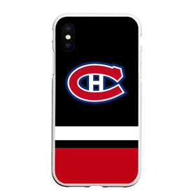 Чехол для iPhone XS Max матовый с принтом Монреаль Канадиенс , Силикон | Область печати: задняя сторона чехла, без боковых панелей | canadiens | hockey | montreal | montreal canadiens | nhl | usa | канадиенс | монреаль | монреаль канадиенс | нхл | спорт | сша | хоккей | шайба