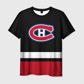 Мужская футболка 3D с принтом Монреаль Канадиенс , 100% полиэфир | прямой крой, круглый вырез горловины, длина до линии бедер | canadiens | hockey | montreal | montreal canadiens | nhl | usa | канадиенс | монреаль | монреаль канадиенс | нхл | спорт | сша | хоккей | шайба