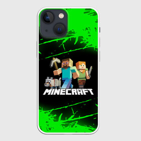 Чехол для iPhone 13 mini с принтом MINECRAFT. ,  |  | craft | game | mine | minecraft | minecraftmemories | pixel | twitter | игра | майнкрафт | маркус перссон | пиксель | ремесло | шахта