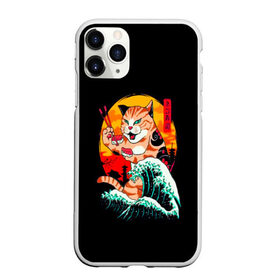 Чехол для iPhone 11 Pro Max матовый с принтом Котейка , Силикон |  | animal | anime | art | cat | japan | meme | samurai | аниме | арт | волна | животное | закат | иероглефы | кот | кошка | мем | прикол | прикольная | природа | сакура | самурай | суши | юмор | япония