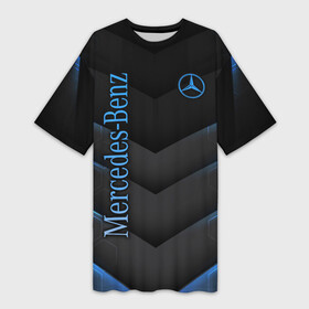 Платье-футболка 3D с принтом Mercedes Benz ,  |  | amg | benz | cars | drive | mercedes | supercars | амг | бенц | гелендваген | гонки | мерин | мерс | мерседес | обзор | скорость | форма