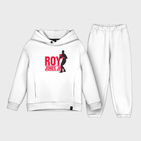 Детский костюм хлопок Oversize с принтом Roy Jones Jr. ,  |  | captain hook | roy jones | roy levesta jones | бокс | капитан хук | рой джонс