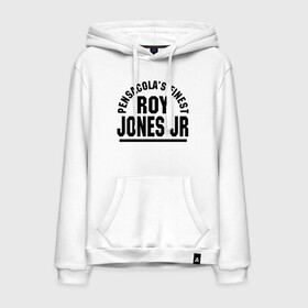 Мужская толстовка хлопок с принтом Roy Jones Jr. , френч-терри, мягкий теплый начес внутри (100% хлопок) | карман-кенгуру, эластичные манжеты и нижняя кромка, капюшон с подкладом и шнурком | captain hook | roy jones | roy levesta jones | бокс | капитан хук | рой джонс