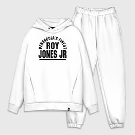 Мужской костюм хлопок OVERSIZE с принтом Roy Jones Jr. ,  |  | captain hook | roy jones | roy levesta jones | бокс | капитан хук | рой джонс