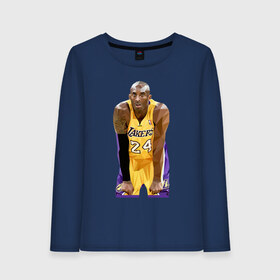 Женский лонгслив хлопок с принтом Kobe Bryant Lakers 24 , 100% хлопок |  | 24 | black | bryant | kobe | lakers | mamba | mentality | баскетбол | баскетболист | брайан | детская | детскую | женская | женскую | коба | коби | купить | мамба | менталитет | мужская | мужскую | сша | черная