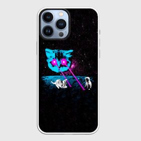 Чехол для iPhone 13 Pro Max с принтом Кошак ,  |  | animal | art | cat | meme | nasa | space | stars | арт | астрономия | вселенная | галактика | голова | грозовой кошак | животное | космос | кот | котята | кошка | мем | наса | прикольная | тренд