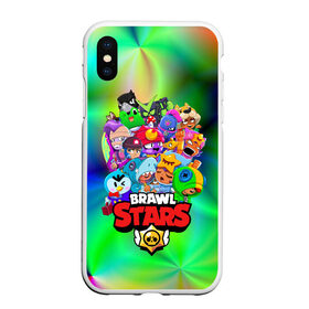 Чехол для iPhone XS Max матовый с принтом BRAWL STARS , Силикон | Область печати: задняя сторона чехла, без боковых панелей | Тематика изображения на принте: 8 bit | 8 бит | bibi | brawl stars | crow | el brown | leon | leon shark | max | mr.p | sally leon | shark | stars | virus | werewolf | акула | биби | вирус | ворон | леон | оборотень | пингвин