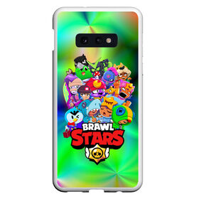 Чехол для Samsung S10E с принтом BRAWL STARS , Силикон | Область печати: задняя сторона чехла, без боковых панелей | 8 bit | 8 бит | bibi | brawl stars | crow | el brown | leon | leon shark | max | mr.p | sally leon | shark | stars | virus | werewolf | акула | биби | вирус | ворон | леон | оборотень | пингвин