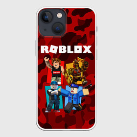 Чехол для iPhone 13 mini с принтом ROBLOX ,  |  | game | gamer | logo | minecraft | roblox | simulator | supreme | игра | конструктор | лого | майнкрафт | персонажи | симулятор | строительство | супреме | суприм | суприме | фигура