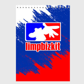 Скетчбук с принтом LIMP BIZKIT , 100% бумага
 | 48 листов, плотность листов — 100 г/м2, плотность картонной обложки — 250 г/м2. Листы скреплены сверху удобной пружинной спиралью | Тематика изображения на принте: dj lethal | limp bizkit | rock | джон отто | лимп бизкит | майк смит | музыка | роб уотерс | рок | сэм риверс | терри бальзамо | уэс борланд | фред дёрст