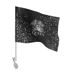 Флаг для автомобиля с принтом QUEEN | КВИН (Z) , 100% полиэстер | Размер: 30*21 см | queen | rock | брайан мэи | группа queen | группа квин | джон дикон | квин | королева | король | роджер тейлор | рок | фредди меркьюри