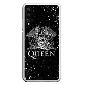 Чехол для Honor 20 с принтом QUEEN , Силикон | Область печати: задняя сторона чехла, без боковых панелей | Тематика изображения на принте: queen | rock | брайан мэи | группа queen | группа квин | джон дикон | квин | королева | король | роджер тейлор | рок | фредди меркьюри