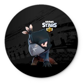 Коврик для мышки круглый с принтом Brawl Stars Crow (Ворон) , резина и полиэстер | круглая форма, изображение наносится на всю лицевую часть | brawl | brawl stars | brawlstars | brawlstarsmemes | brawl_stars | clashofclans | clashroyale | colt | plp | supercell | бравл | бравлстарс | кольт