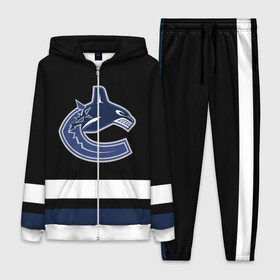 Женский костюм 3D с принтом Vancouver Canucks ,  |  | canucks | hockey | nhl | usa | vancouver | vancouver canucks | ванкувер | ванкувер кэнакс | кэнакс | накс | нхл | спорт | сша | хоккей | шайба