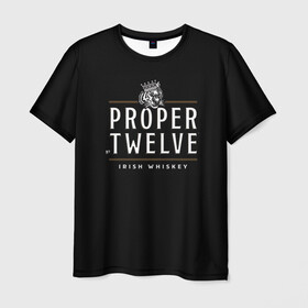 Мужская футболка 3D с принтом Conor McGregor (Proper Twelve) , 100% полиэфир | прямой крой, круглый вырез горловины, длина до линии бедер | conor | conor mcgregor | proper twelve | ufc | whiskey | виски | пропер твелв | юфс
