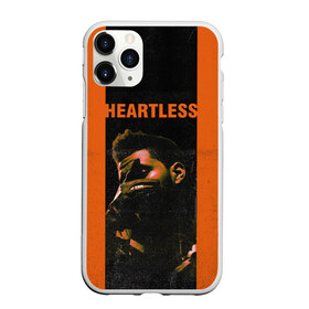 Чехол для iPhone 11 Pro матовый с принтом HEARTLESS , Силикон |  | blinding lights | heartless | starboy | the weekend | уикенд