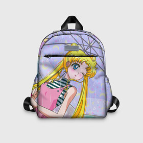 Детский рюкзак 3D с принтом Sailor Moon , 100% полиэстер | лямки с регулируемой длиной, сверху петелька, чтобы рюкзак можно было повесить на вешалку. Основное отделение закрывается на молнию, как и внешний карман. Внутри дополнительный карман. По бокам два дополнительных кармашка | Тематика изображения на принте: baby | bunny | girl | like | pink | sailormoon | usagi | вода капли | воин | волосы | глаза | девушка | дождь | зайчик | зонтик | котик | кролик | лето | луна | малышка | матроска | небо | облака | природа | радуга | розовый